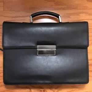 Calvin Klein Men’s Leather Briefcase
